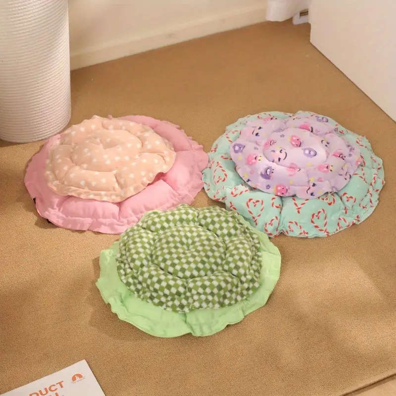 Comfy Pumpkin Themed Pet Bed Small Size