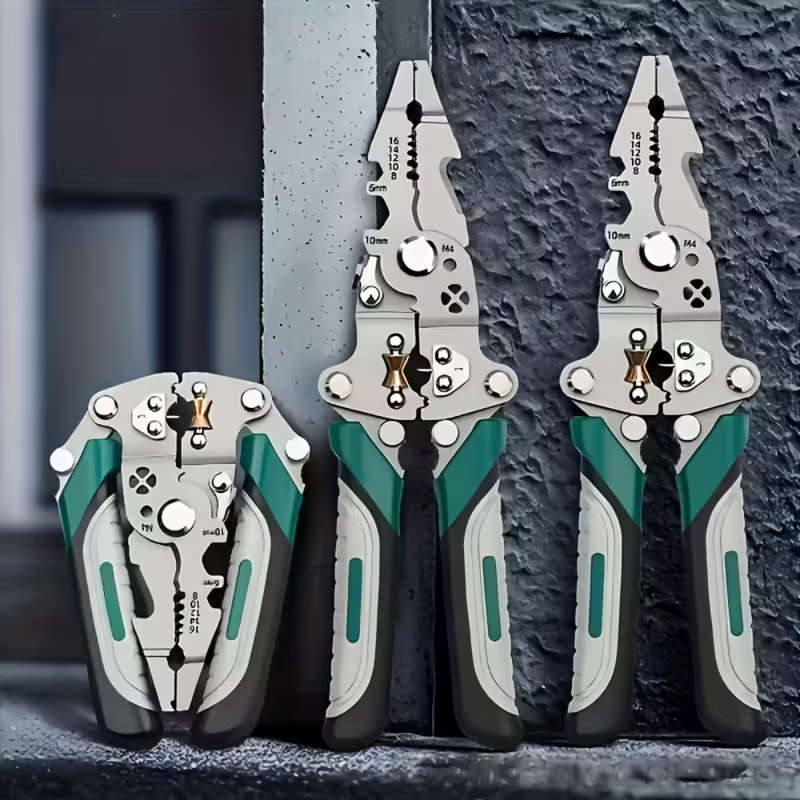 21-in-1 Heavy-Duty All-in-One Multi-Tool with 21 Functions (Wire Stripper & Screwdriver Heads)
