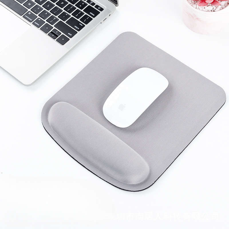 1pc Ergonomic Mouse Pad with Gel Wrist Rest Thickened Sponge Dirt-Resistant Comfo