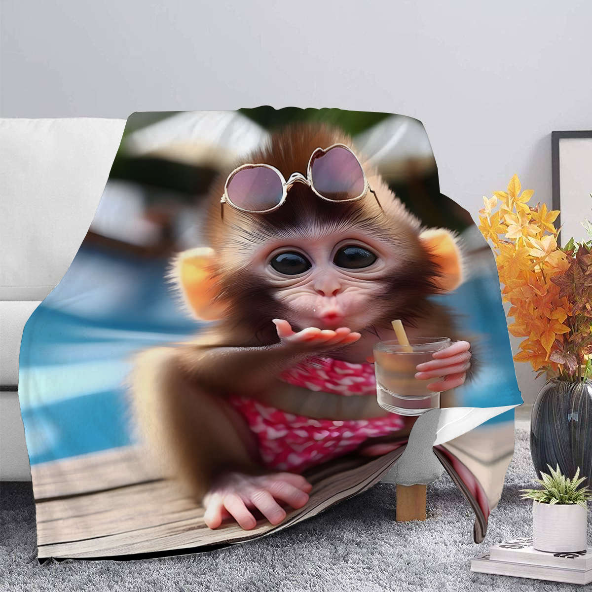 1ps Blanket Size 70X100Cm 27.59X39.37Inch