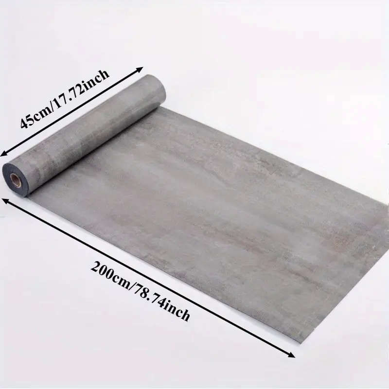 2 Rolls Of Luxury Vintage Wood Grain Flooring