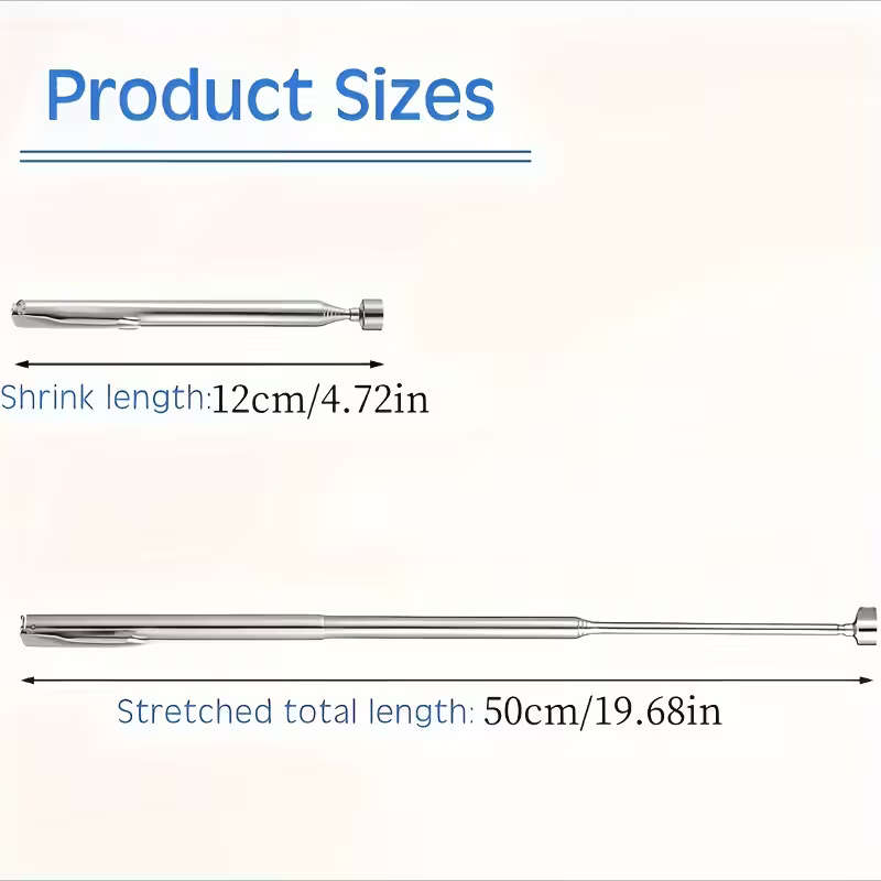 3 in 1 Extendable Telescopic Magnetic Grabber Tool