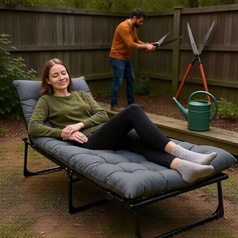 King Size Adjustable Camping Chair