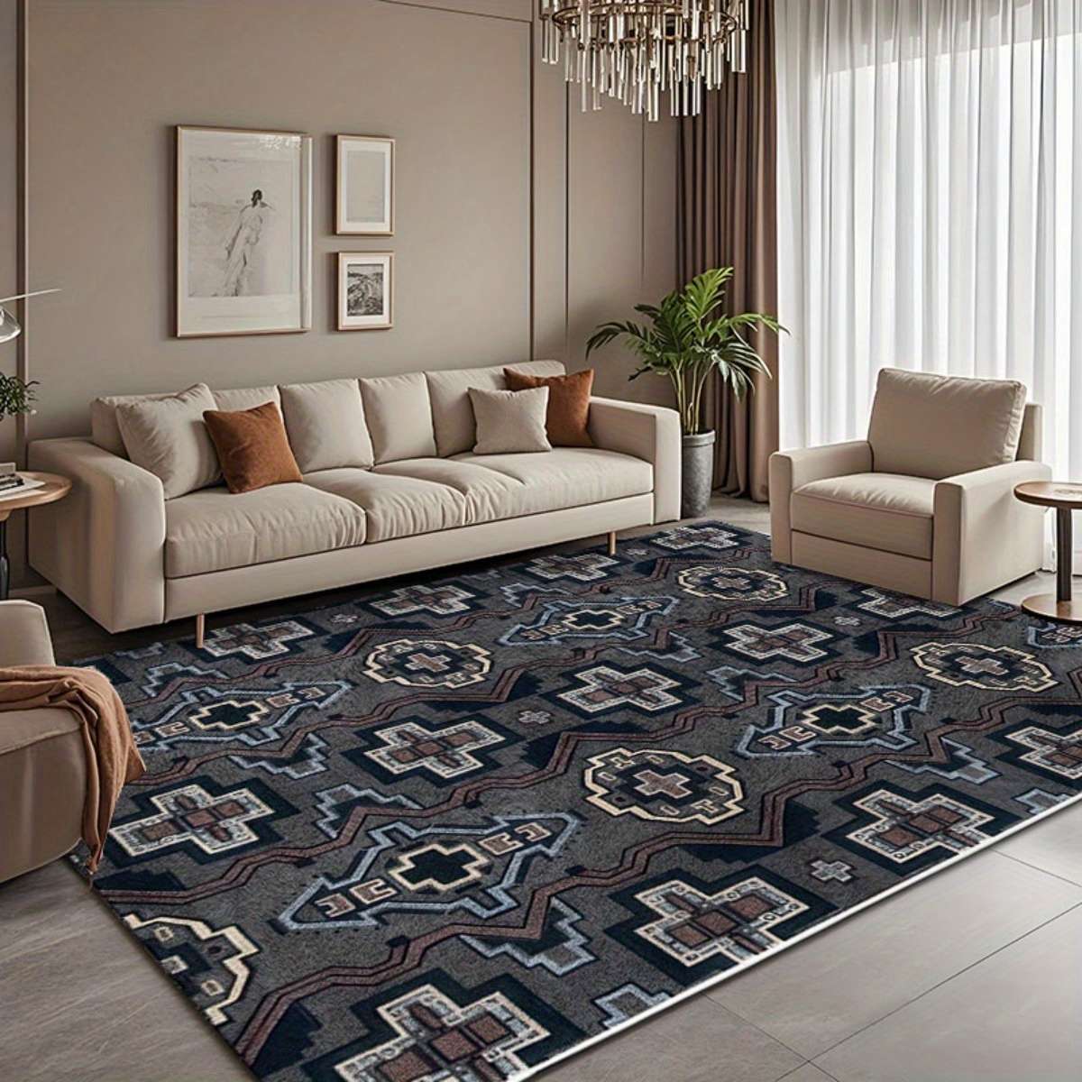 1Pc 19.6x31.5inch 80x50cm Floor Mat