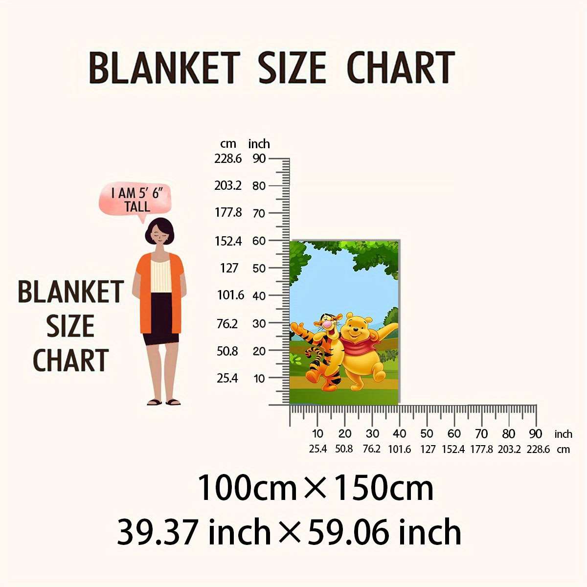 Blanket Size 59Inch  1.5M  Style Waffle