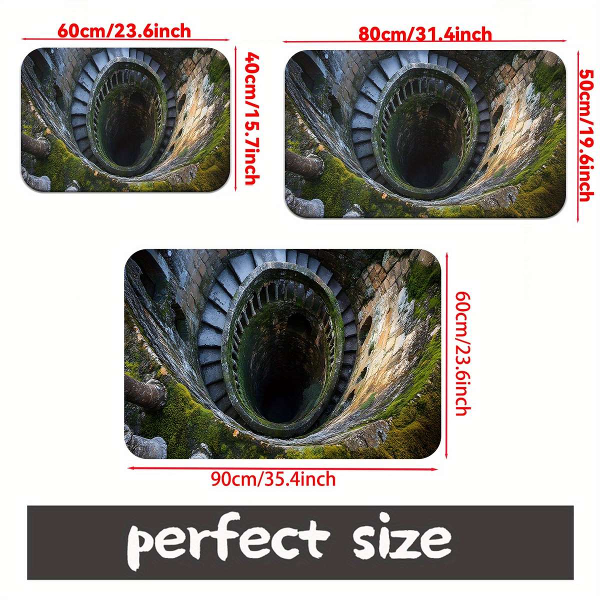 1Pc 40x60cm 15x23inch Floor Mat