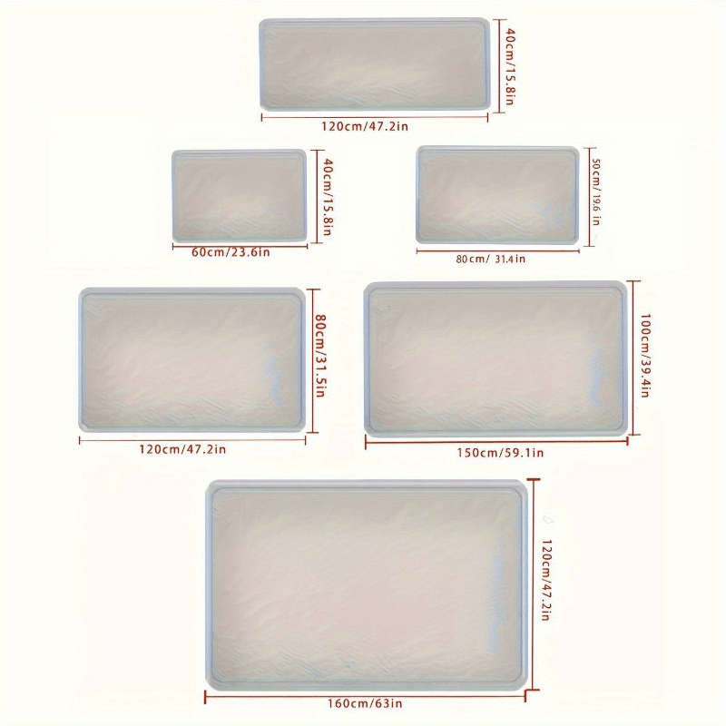 1Pc 47.2x37.8inch 120x96cm Floor Mat