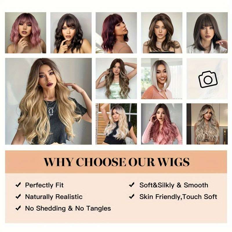 1Pc Black 71.12cm Fashion Design Wig