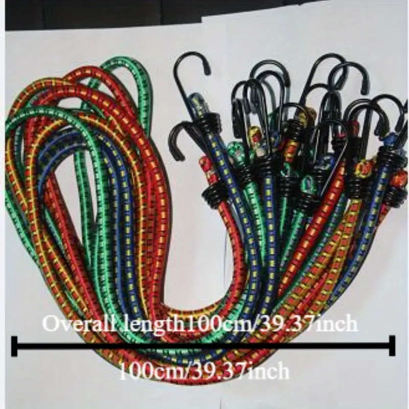 5 pcs Elastic Lashing Rope With Double Hook