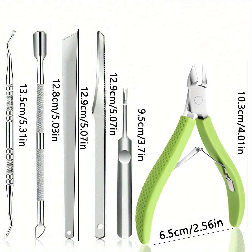 6pcs nail enhancement set stainless steel nail clippers nail clippers nail enhancement file