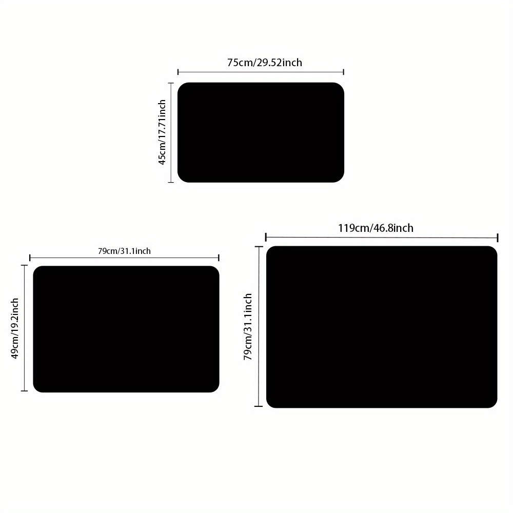 1Pc 40x60cm 15.7x23.6inch Floor Mat