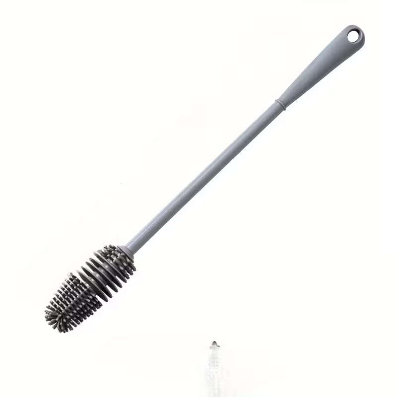 Long Handled Silicone Bottle Cleaning Brush