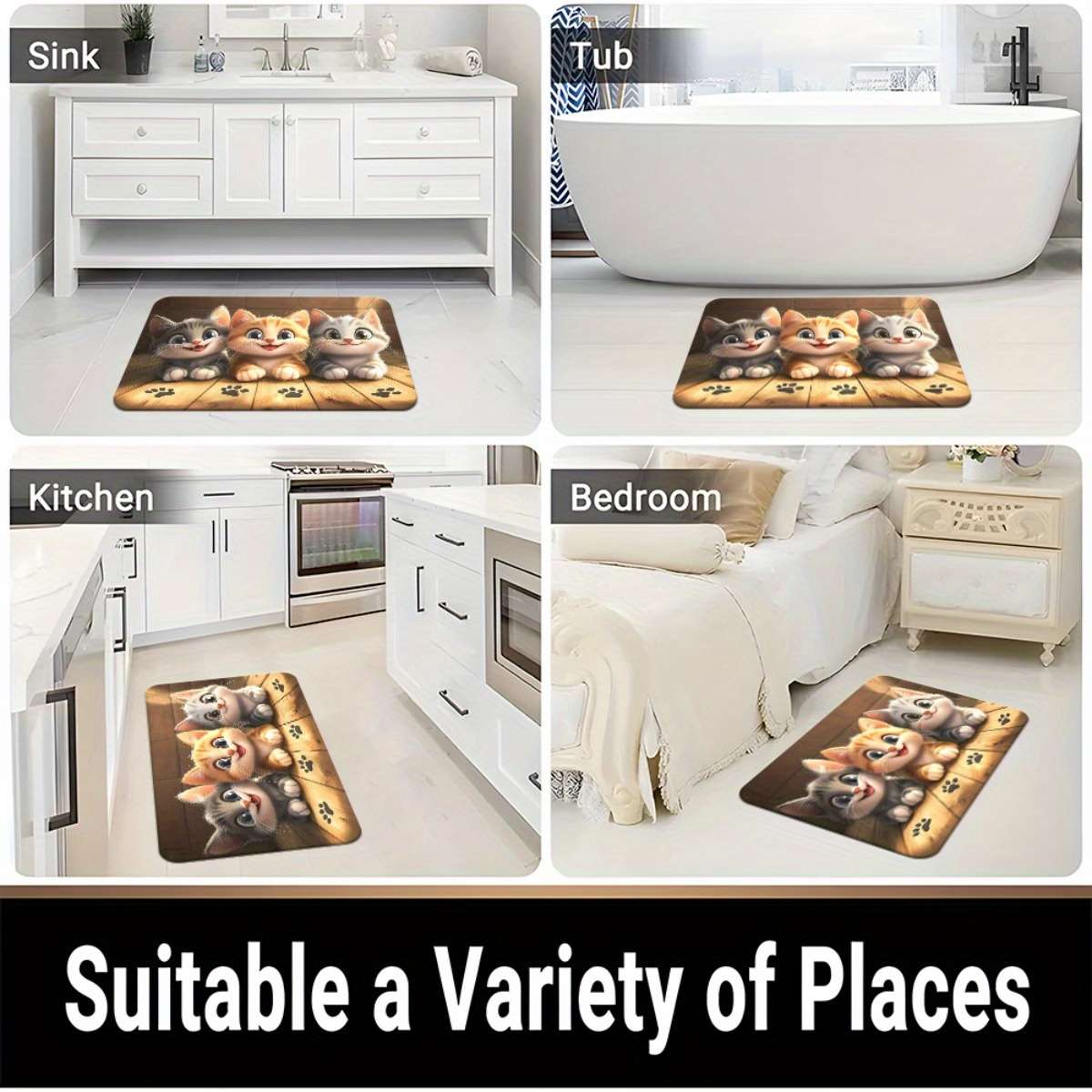 1Pc 15.75x23.62inch 40x60cm Floor Mat