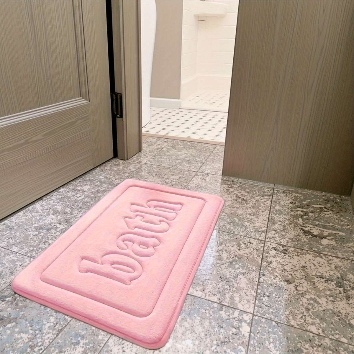 1Pc Light Gray 40x60cm 15.7x23.6inch Floor Mat