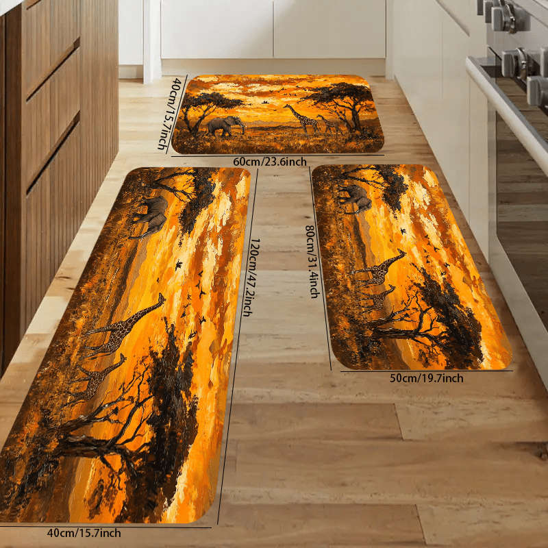 1Pc 15.75x23.62inch 40x60cm Floor Mat