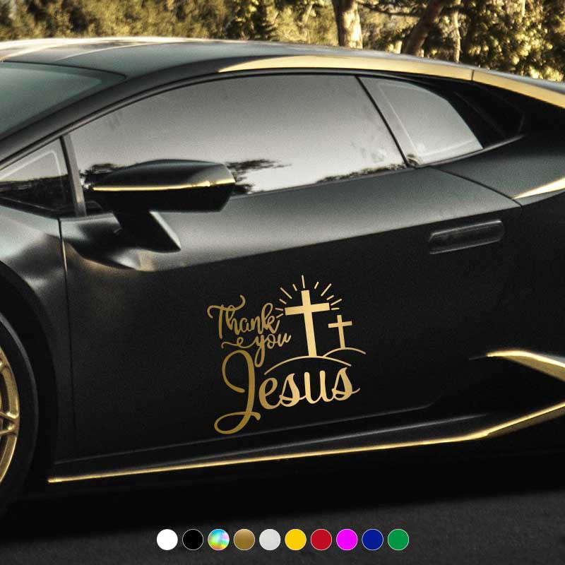 1pc Red Jesus Christian Themed Stickers