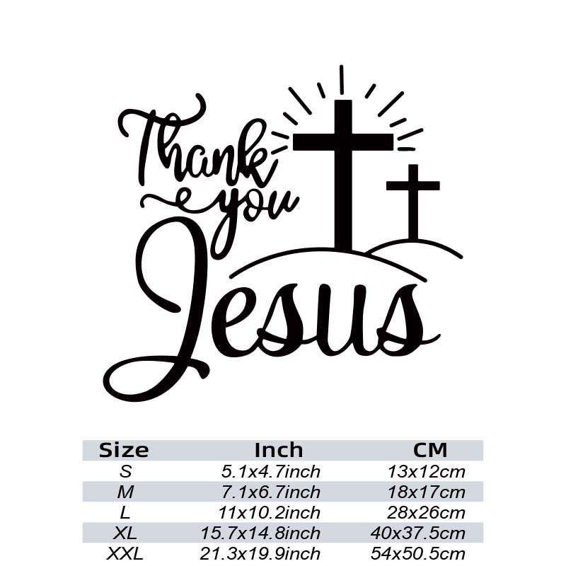 1pc Red Jesus Christian Themed Stickers