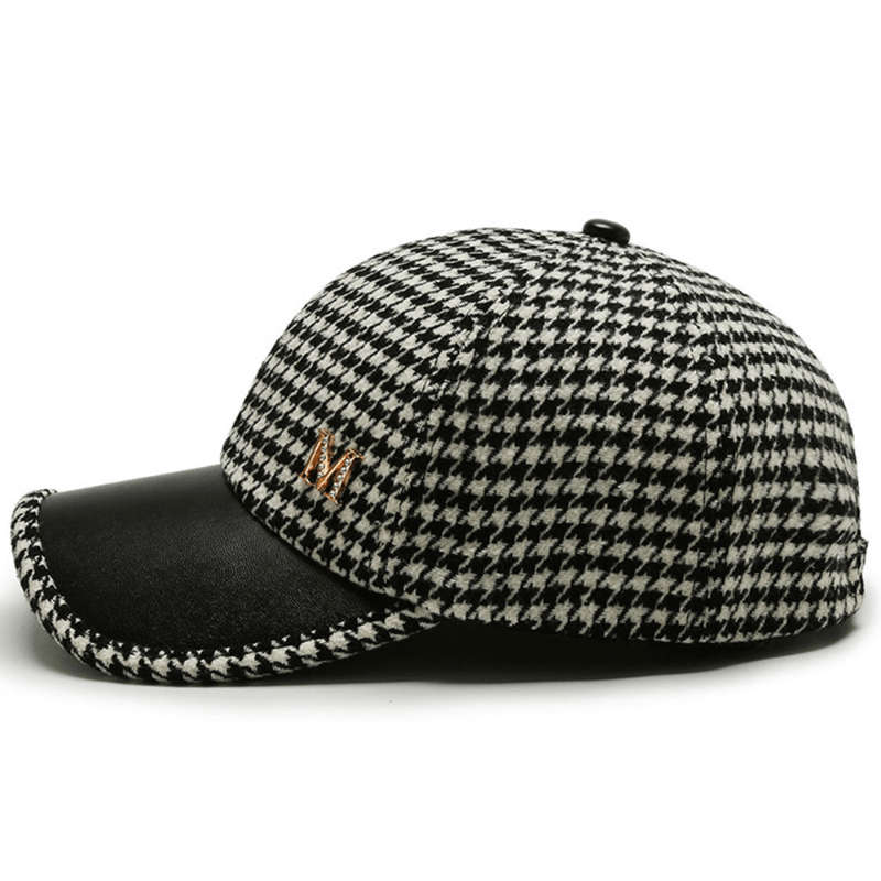 Houndstooth Baseball Cap