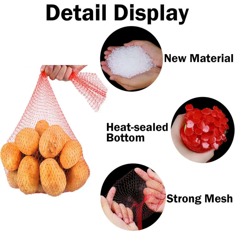 50 Reusable Mesh Bags