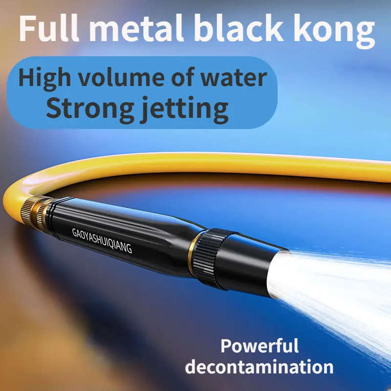 1pc Convenient Car Wash Cleaning Black Household Wash Spray Head Multifunctional Car Wash Water Pipe