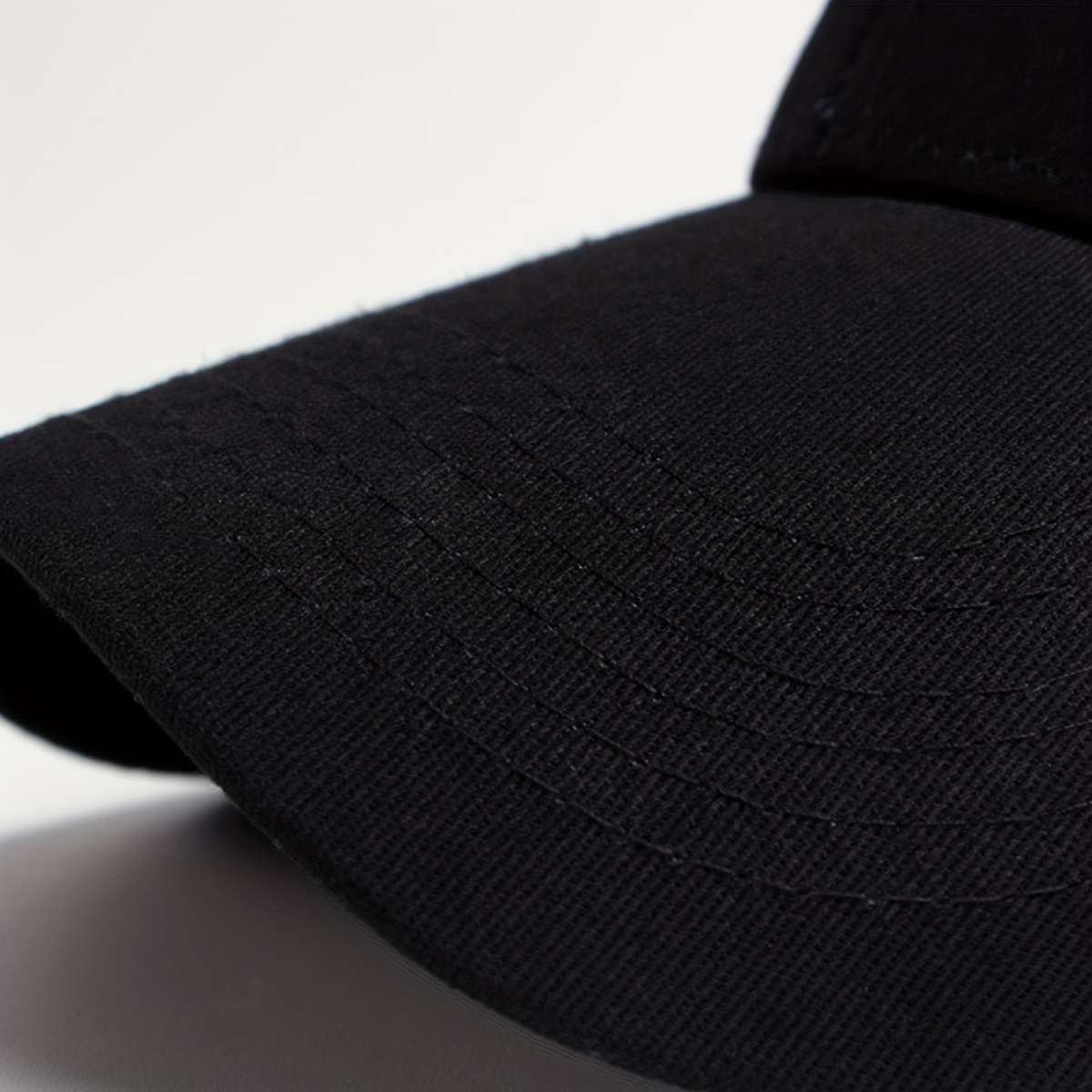 Curved Brim Adjustable Sun Hat Fashion Baseball Cap Solid Color Sunscreen Sports Dad Hat For