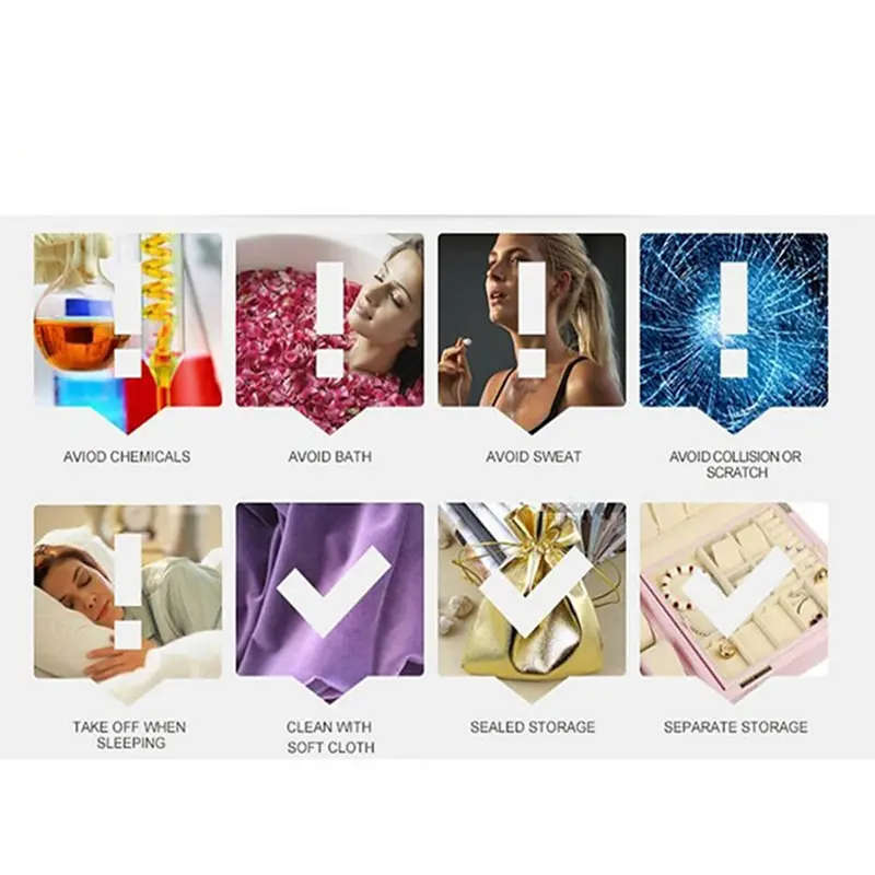 Inlaid Square Imitation Zircon Ring