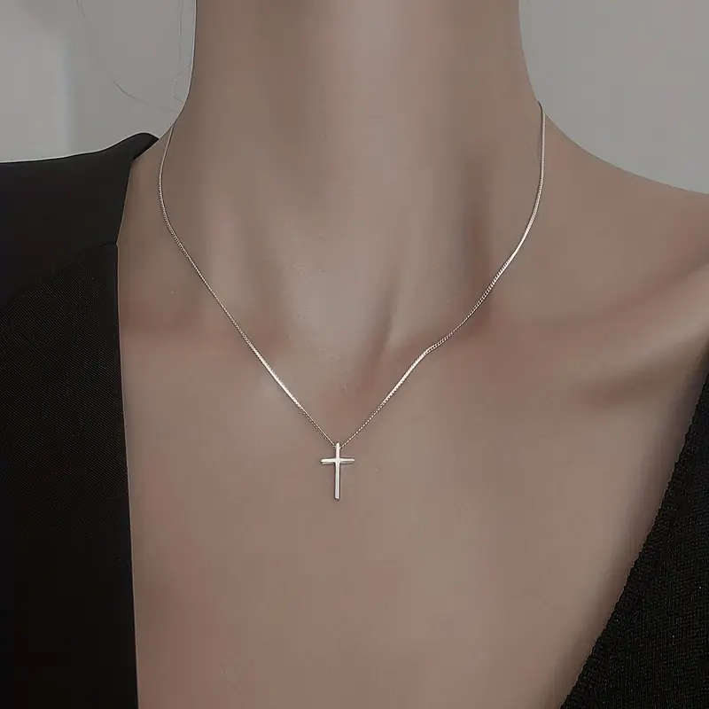Cross Pendant with Necklace