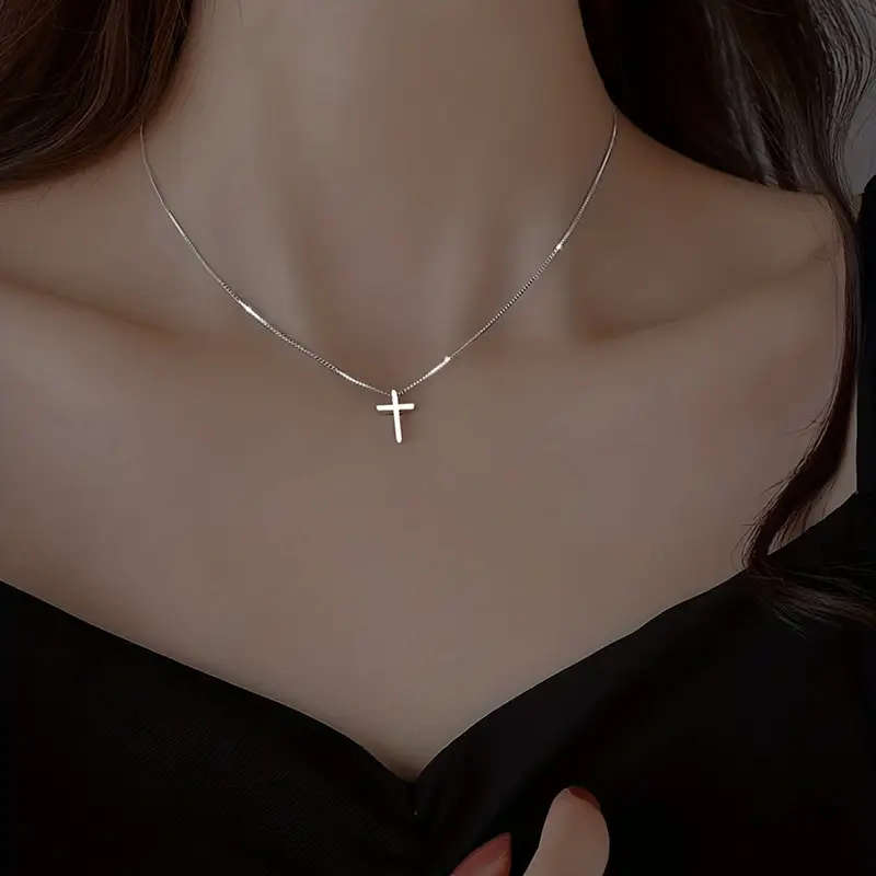 Cross Pendant with Necklace
