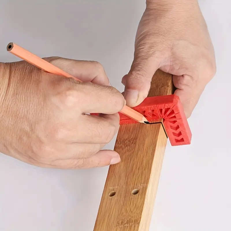 1pc Precision Right Angle Clamp Durable Acrylic Plastic Industrial Grade for Woodworking