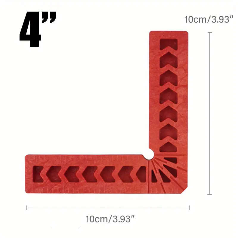 1pc Precision Right Angle Clamp Durable Acrylic Plastic Industrial Grade for Woodworking