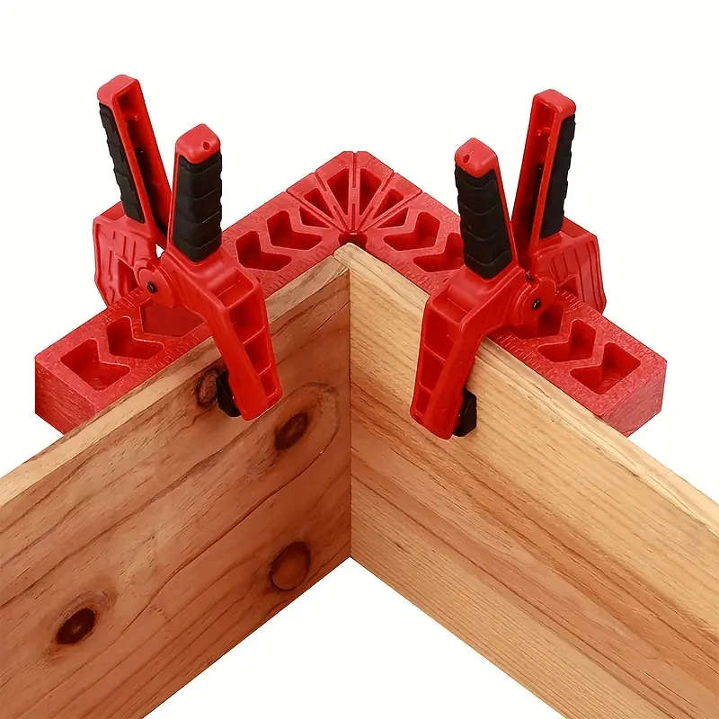 1pc Precision Right Angle Clamp Durable Acrylic Plastic Industrial Grade for Woodworking