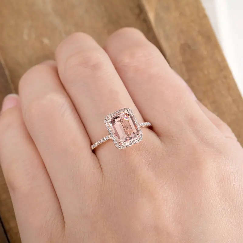 Gorgeous Square Rose Ring