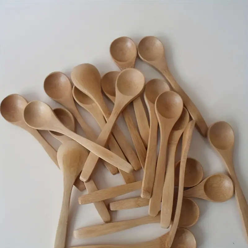 10 Piece Bamboo Spoon Set