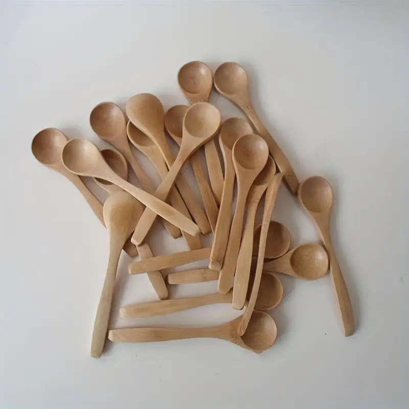 10 Piece Bamboo Spoon Set