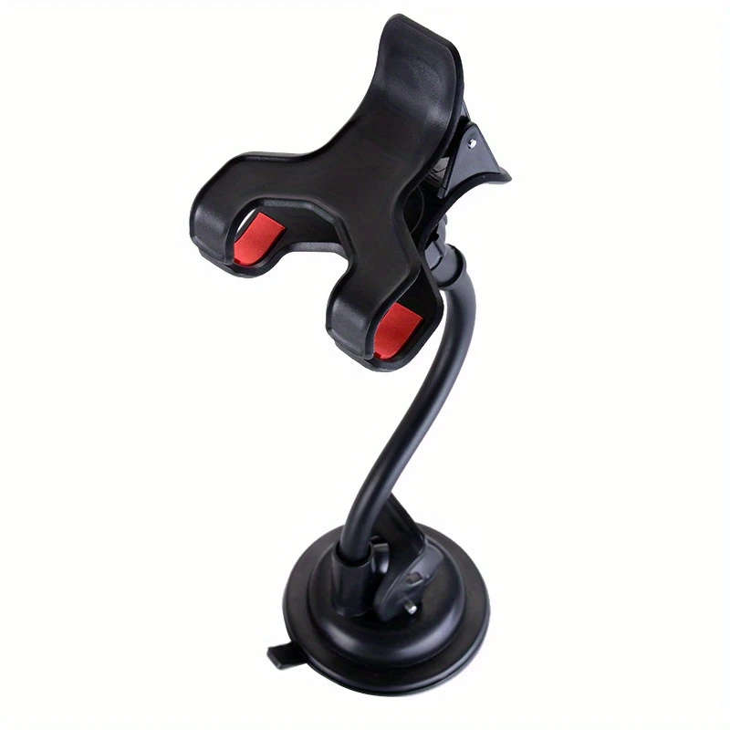 1pc Multi Functional 360 ° Adjustable Steering Flexible Gooseneck Suction Cup Car Phone Holder Instr