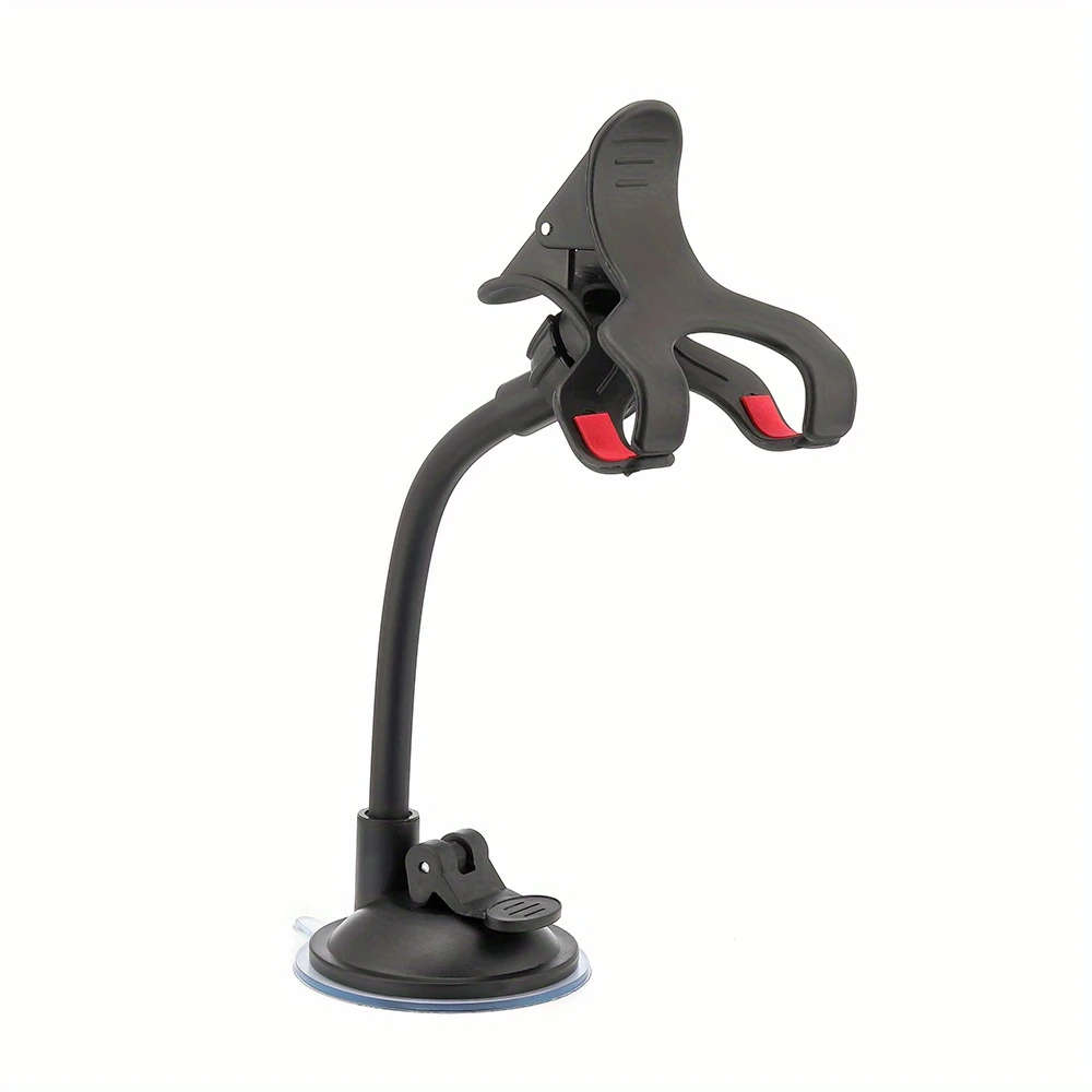 1pc Multi Functional 360 ° Adjustable Steering Flexible Gooseneck Suction Cup Car Phone Holder Instr