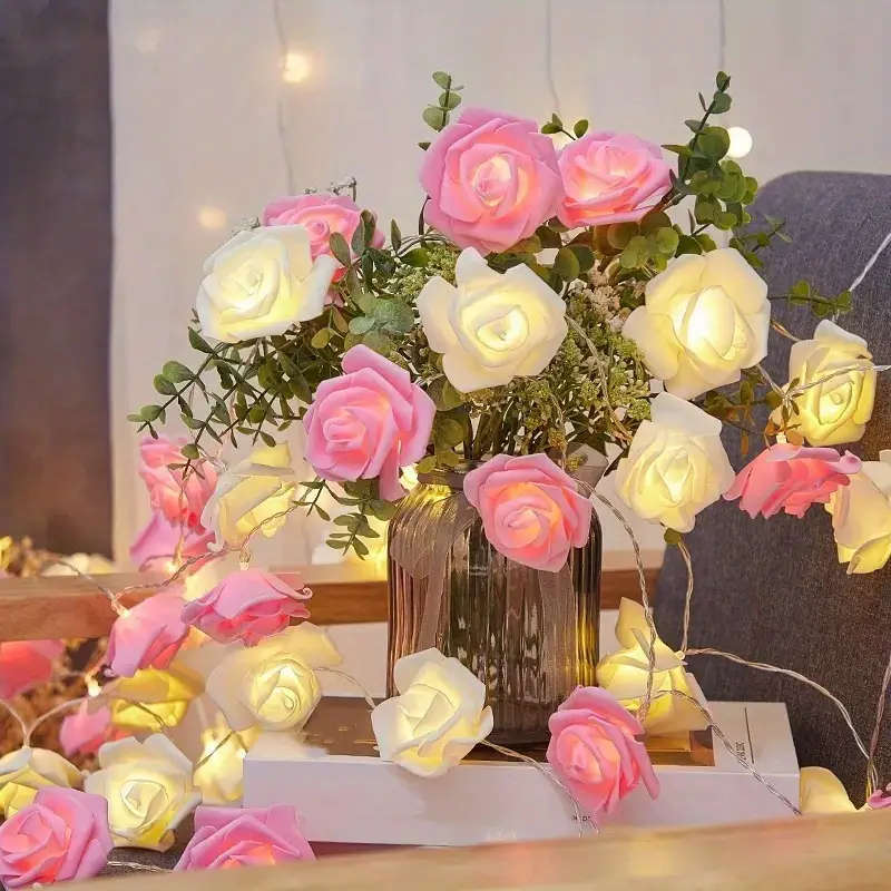 Romantic Rose String Lights Warm White