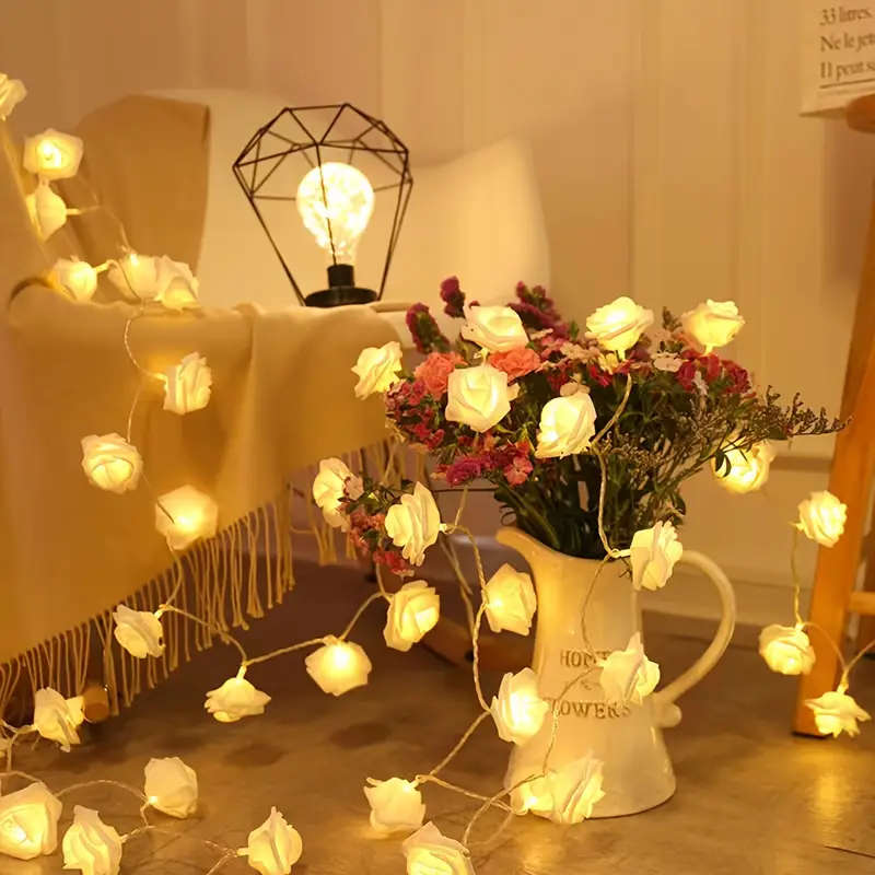 Romantic Rose String Lights Warm White