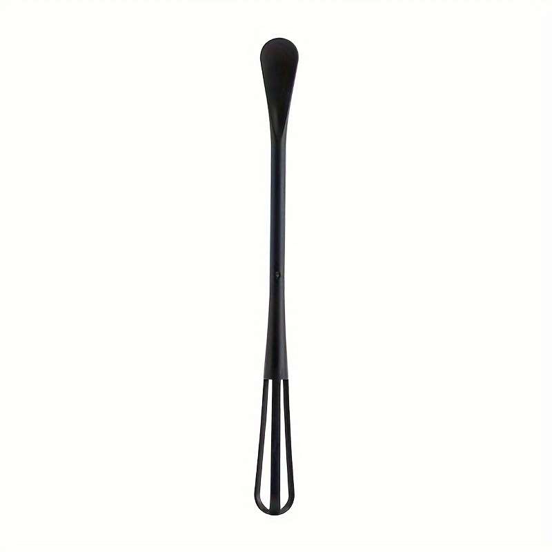 1pc Kitchen Multi-purpose Spoon Stir Stick Small Spoon With Egg Beater Household Egg Stir Sti