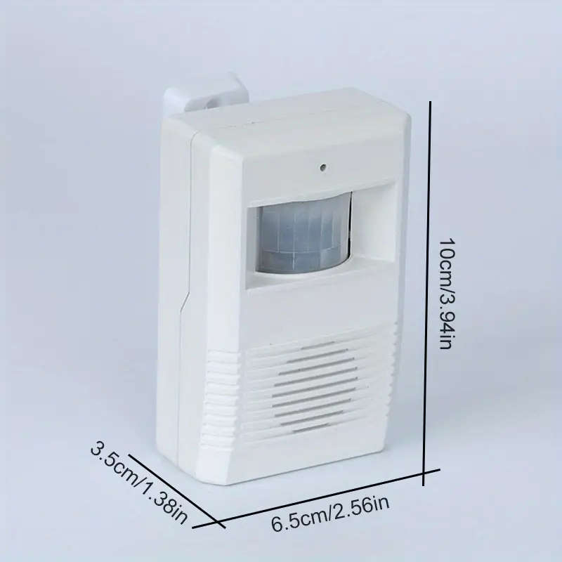 1pc Wireless Infrared Motion Sensor Doorbell Battery-Powered Easy Installation Secure Guest Alert Ch