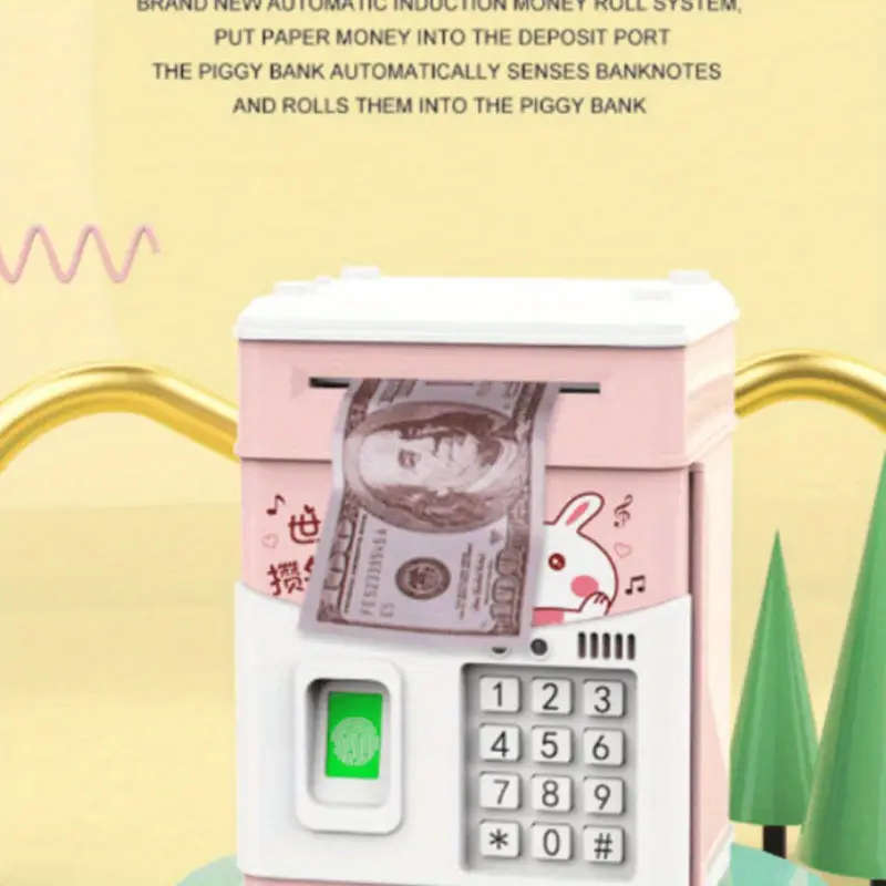 Atm Savings Bank Automatic Banknote Rolling Toy