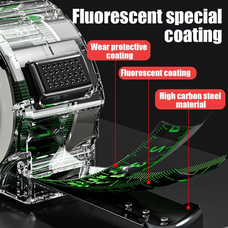 1 Self Locking Fluorescent Measuring Tape