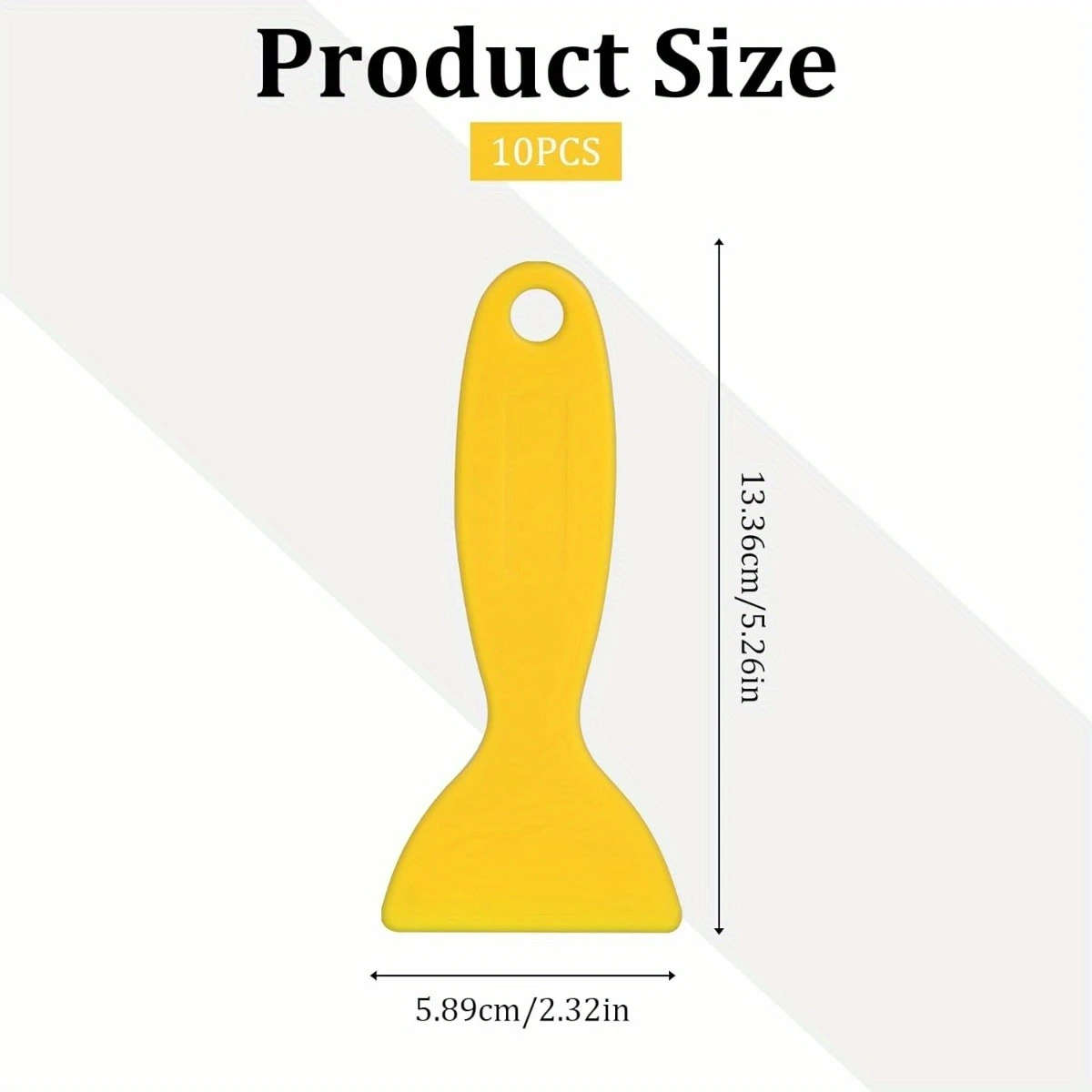 4Pcs Scraper Tool Putty - Yellow