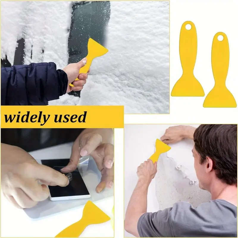 4Pcs Scraper Tool Putty - Yellow