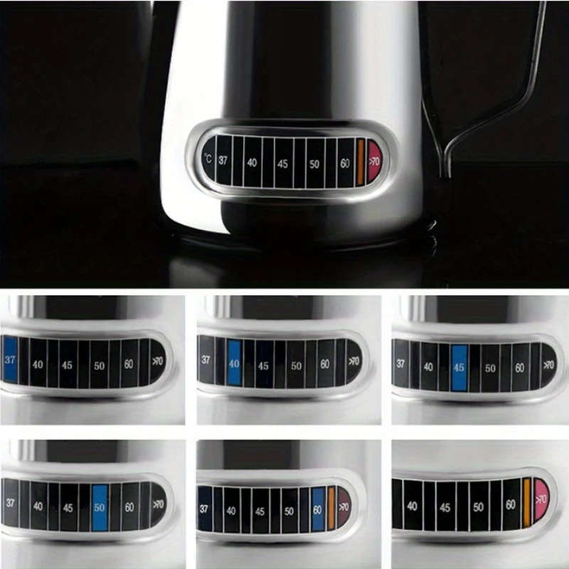 3Pcs Heat Sensitive Temperature Strips Color Changing Adhesive Thermometer Stickers