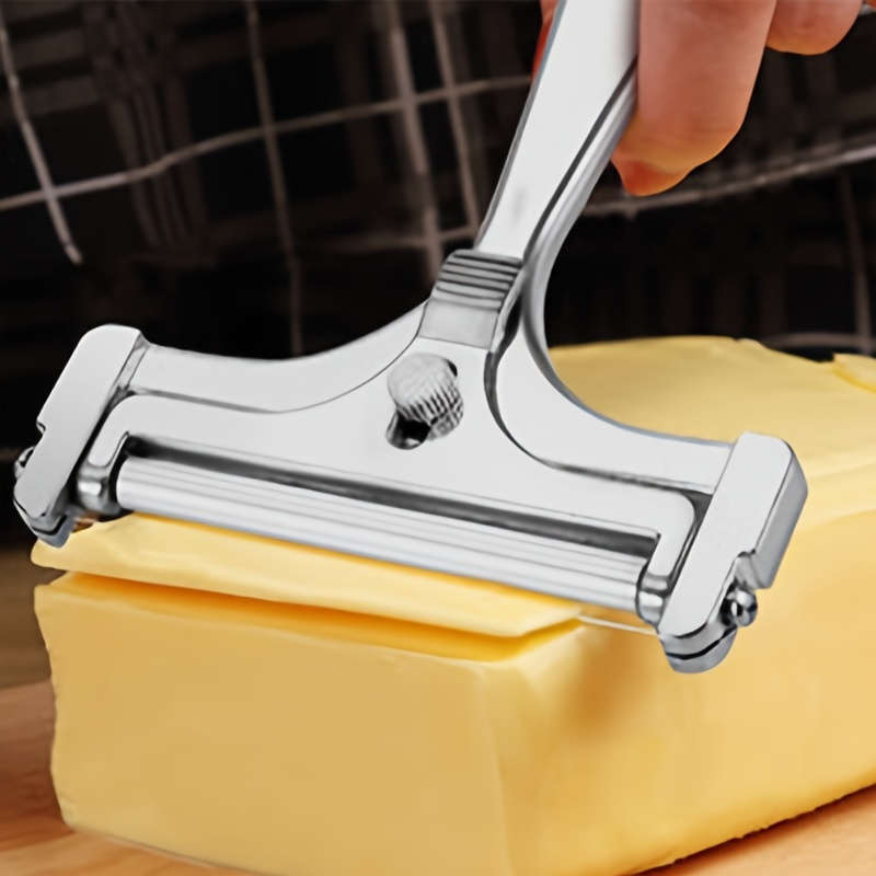 1pc Adjustable Cheese Slicer Easily Cut Perfectly Thin Or Thick Slices