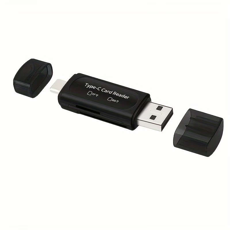 4-in-1 Type-C/USB-A Card Reader