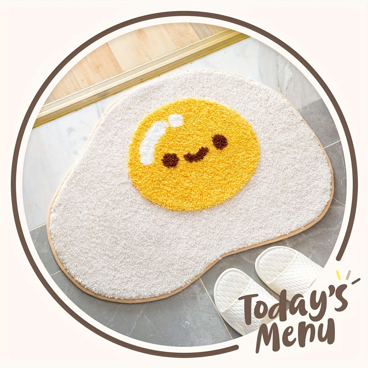 38x58cm Egg Floor Mat