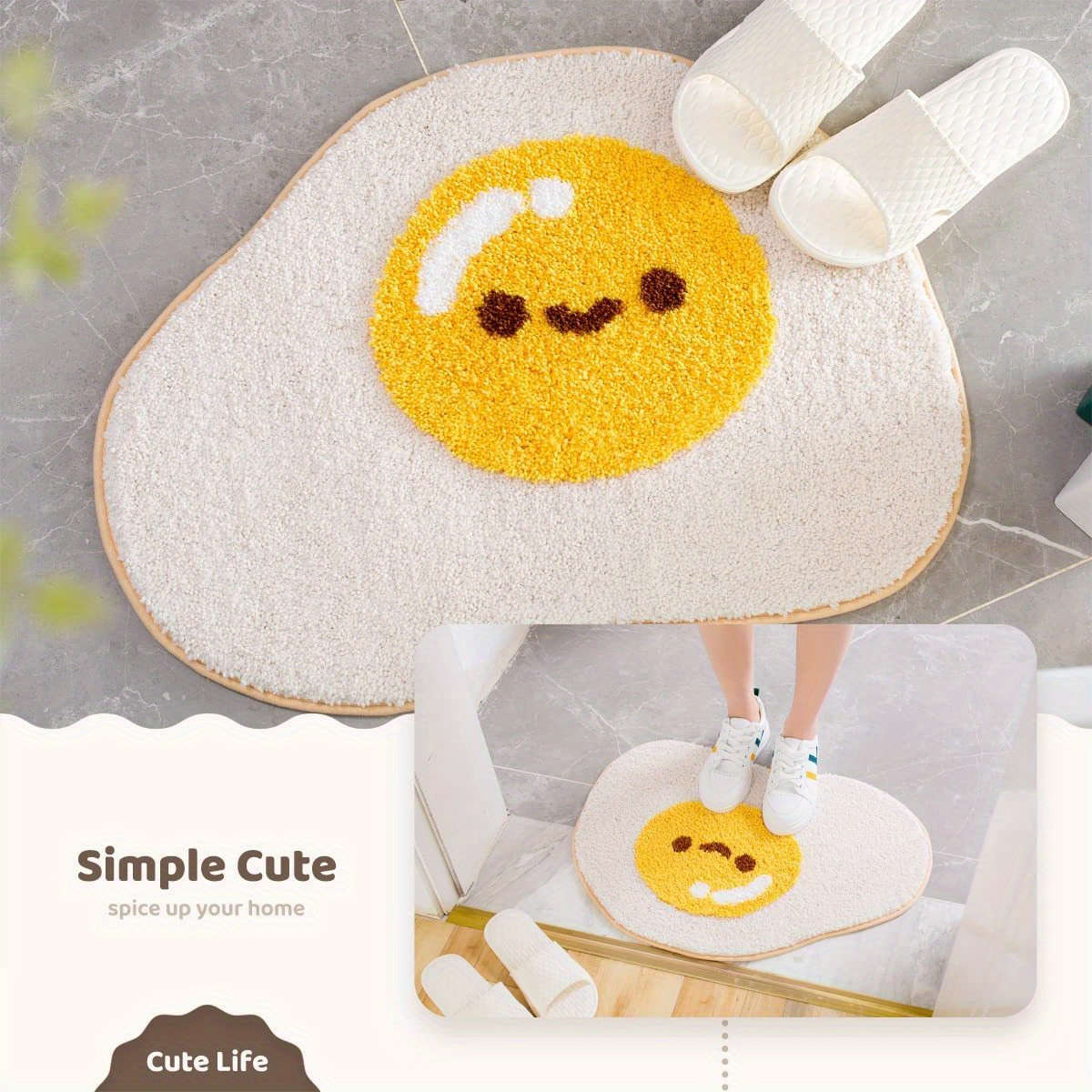 38x58cm Egg Floor Mat