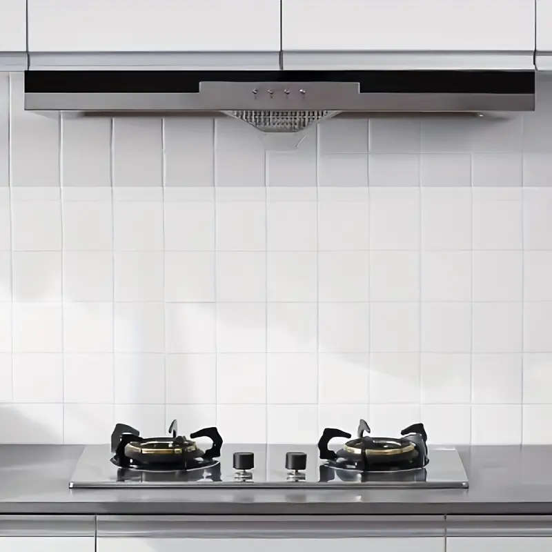 1 Roll Of High Temperature Resistant Pet Kitchen Splashback Stickers